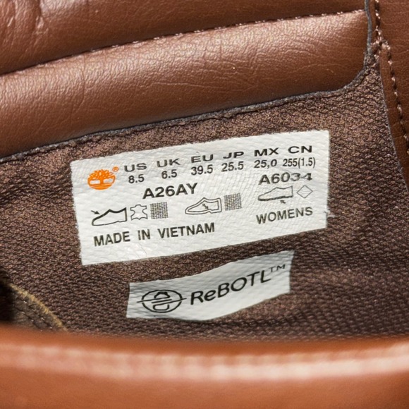 Timberland Allington 5-Inch Hiker Boots — Women's 8.5 Brown EUC - Picture 6 of 10